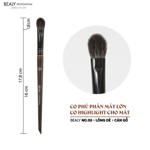  CỌ PHỦ PHẤN MẮT LỚN, HIGHLIGHT MẮT BEALY - LÔNG THÚ 26C - NO.08 