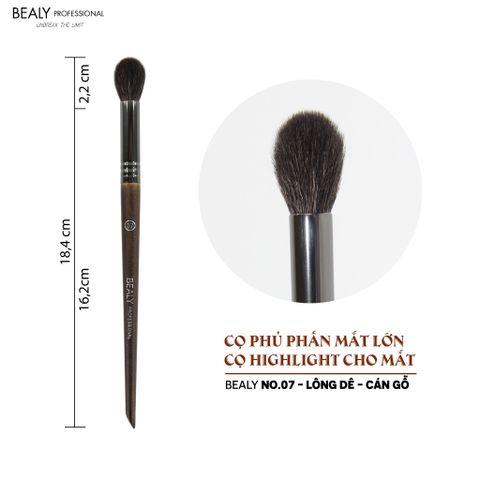  CỌ PHỦ PHẤN MẮT LỚN, HIGHLIGHT MẮT BEALY - LÔNG THÚ 26C - NO.07 