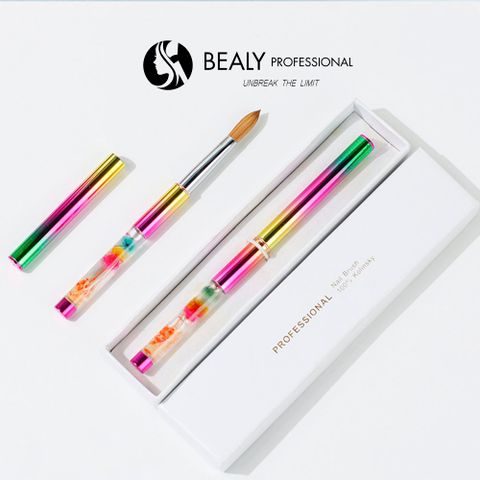  CỌ ĐẮP BỘT LÔNG CHỒN ĐẦU ÂU CÁN TITAN HOA NGŨ SẮC 