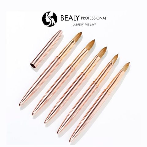  CỌ ĐẮP BỘT LÔNG CHỒN ĐẦU ÂU VỎ NHÔM ÁNH ĐỒNG PURE 