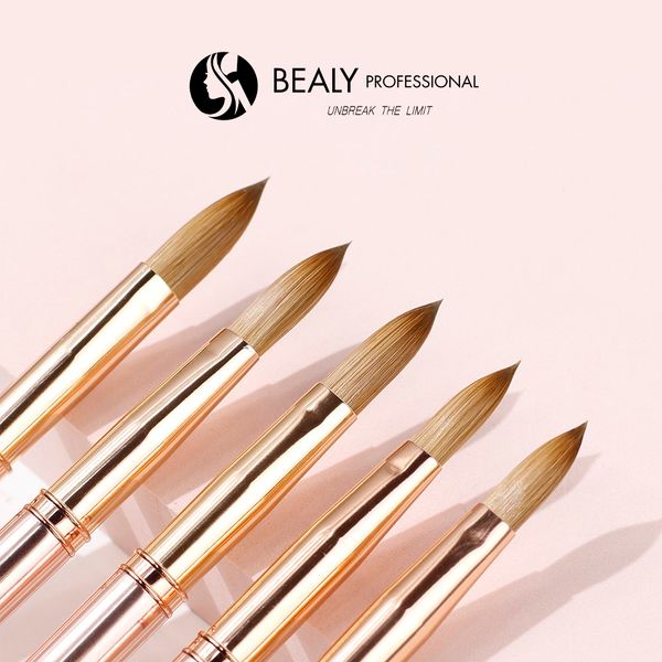 CỌ ĐẮP BỘT LÔNG CHỒN ĐẦU ÂU VỎ NHÔM ÁNH ĐỒNG PURE