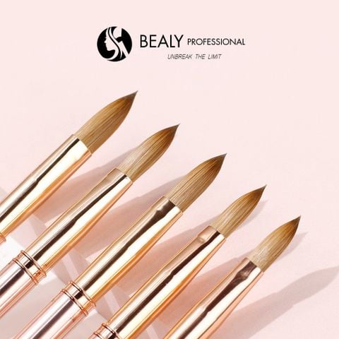  CỌ ĐẮP BỘT LÔNG CHỒN ĐẦU ÂU VỎ NHÔM ÁNH ĐỒNG PURE 