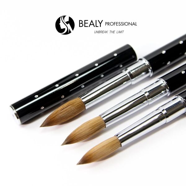  CỌ ĐẮP BỘT LÔNG CHỒN ĐẦU ÂU CÁN ĐEN CHẤM BI 5H10 PURE 