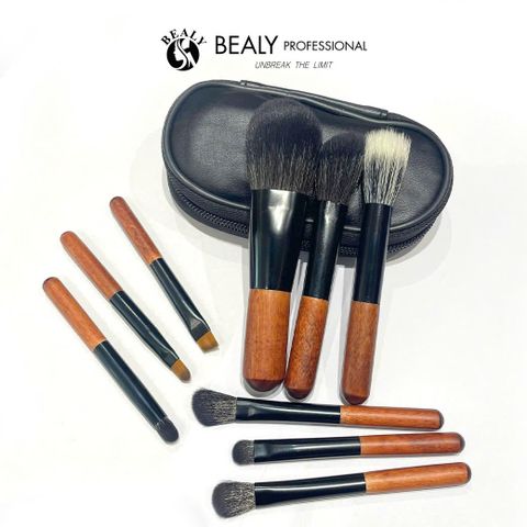  BỘ CỌ TRANG ĐIỂM CÁ NHÂN 9C TÍ HON CÁN GỖ 