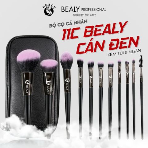  BỘ CỌ TRANG ĐIỂM 11C CÁN ĐEN 