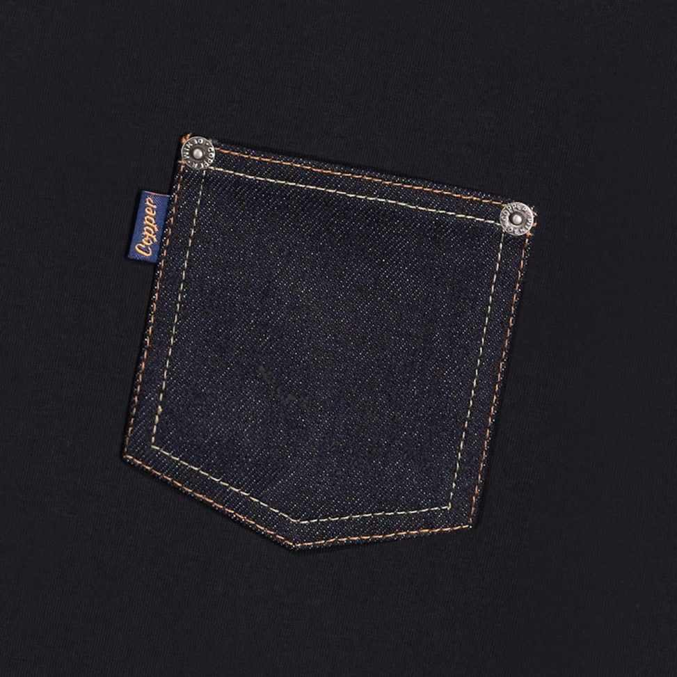 Pocket Tee - Copper Denim