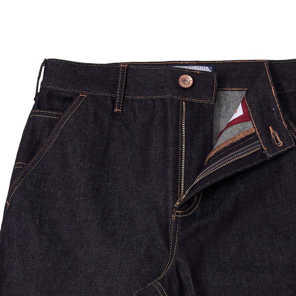Relax - 14.5 Oz - Diamond Blue - Raw Selvedge Denim Work Pants
