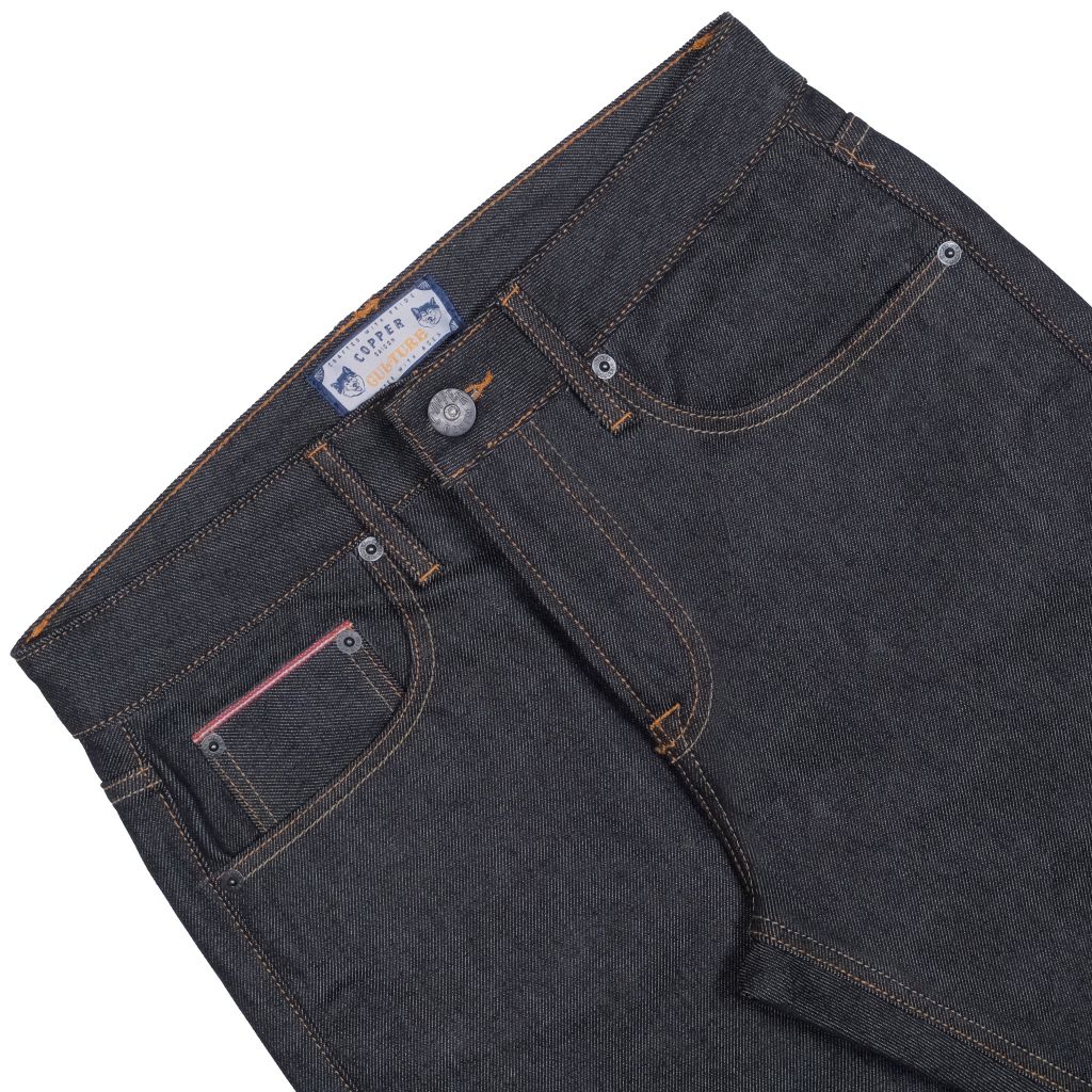 13.5oz Indigo Blue Raw Selvedge Denim / OG Slim Pants