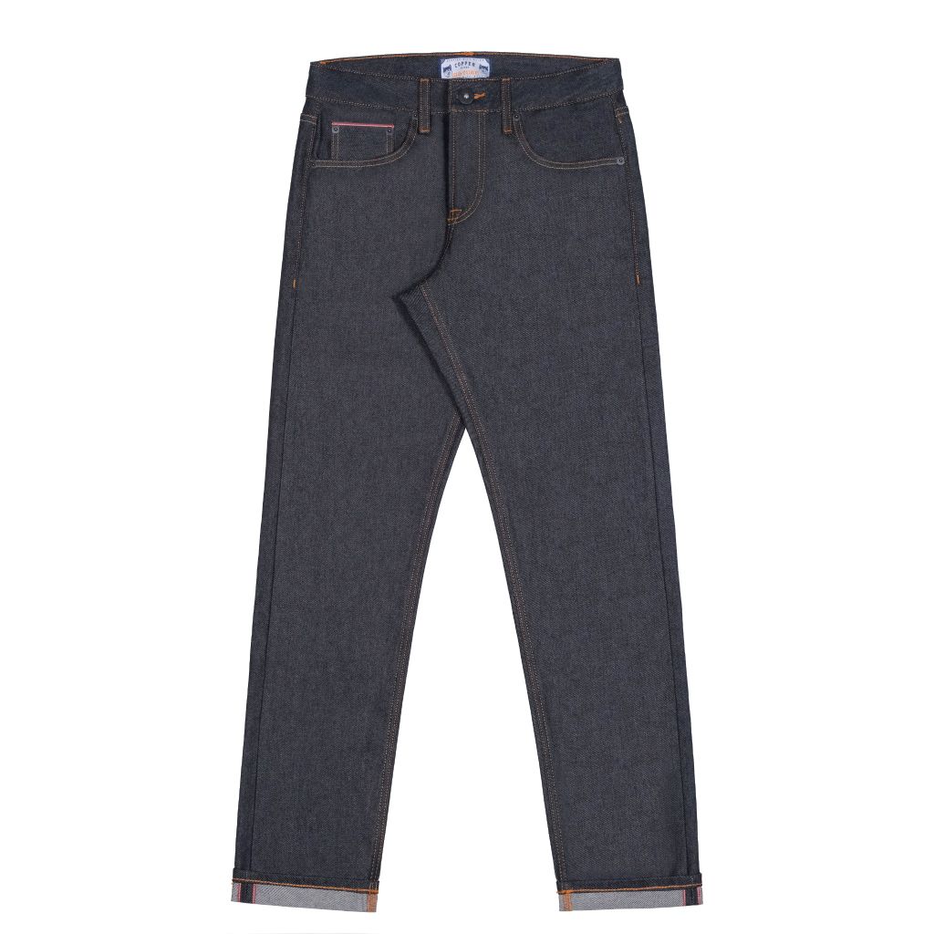 13.5oz Indigo Blue Raw Selvedge Denim / OG Slim Pants