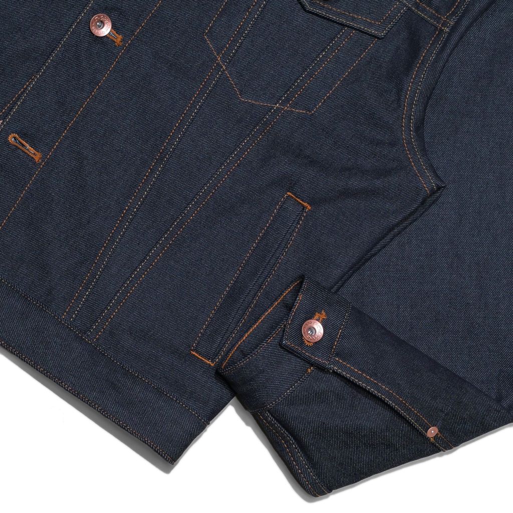 13.5oz Indigo Blue Type 3 Raw Selvedge Denim / Regular Jacket