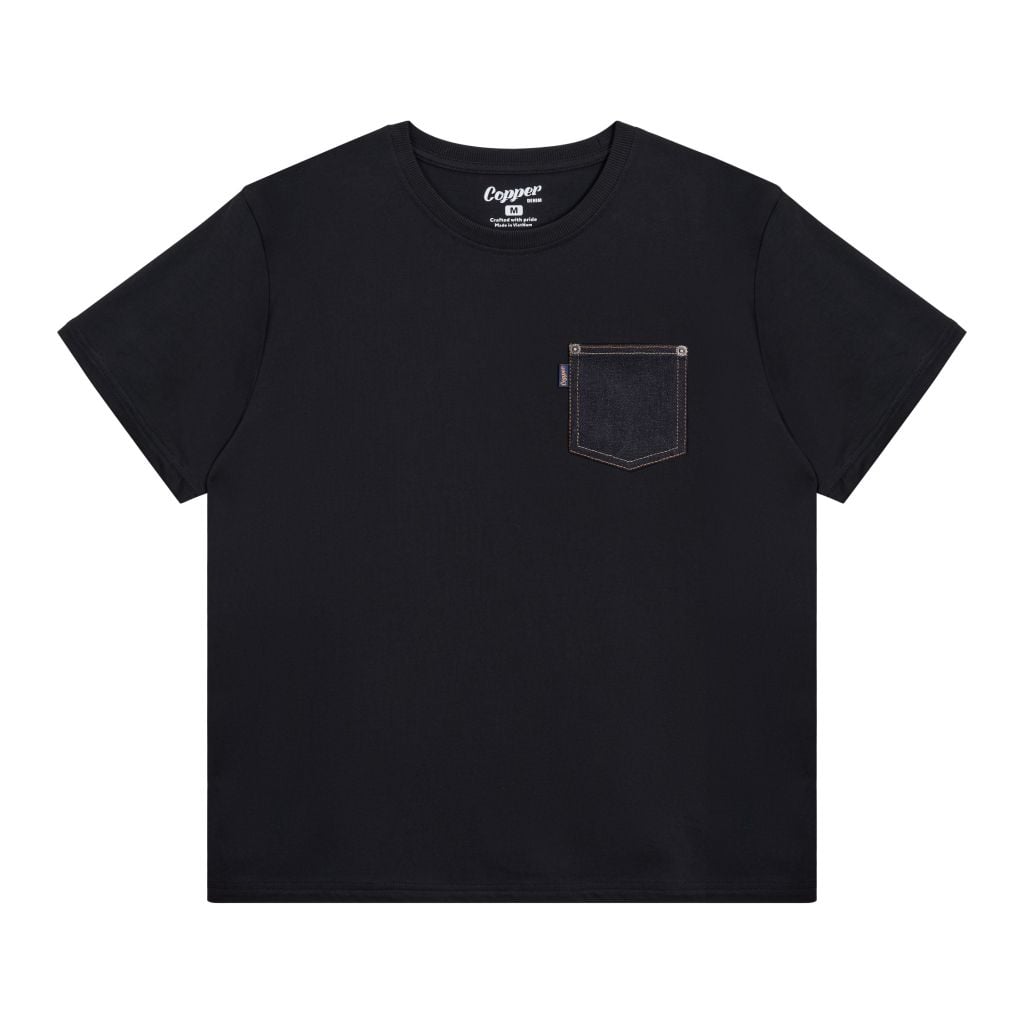 Pocket Tee - Copper Denim