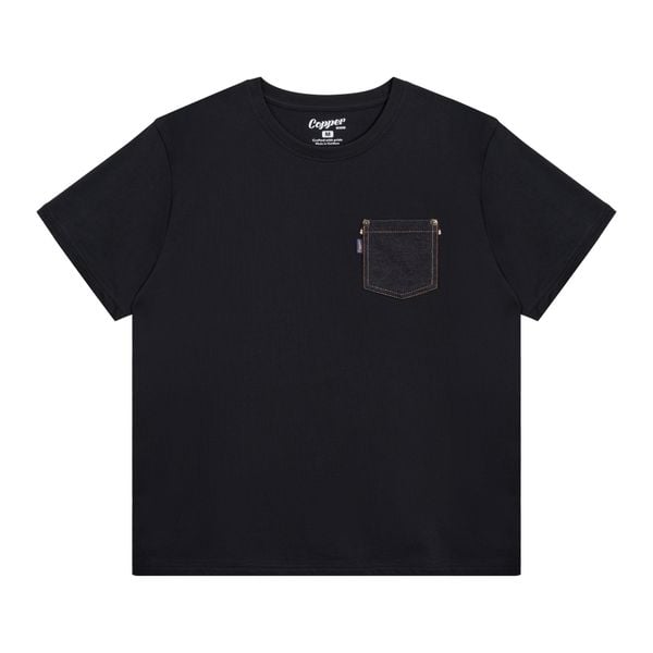  Red Selvedge Pocket Tee - Copper Denim 