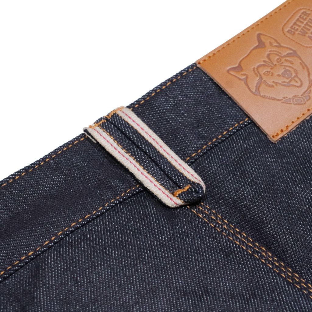 14.5oz Dark Blue Raw Selvedge Denim / Relax Cargo Pants