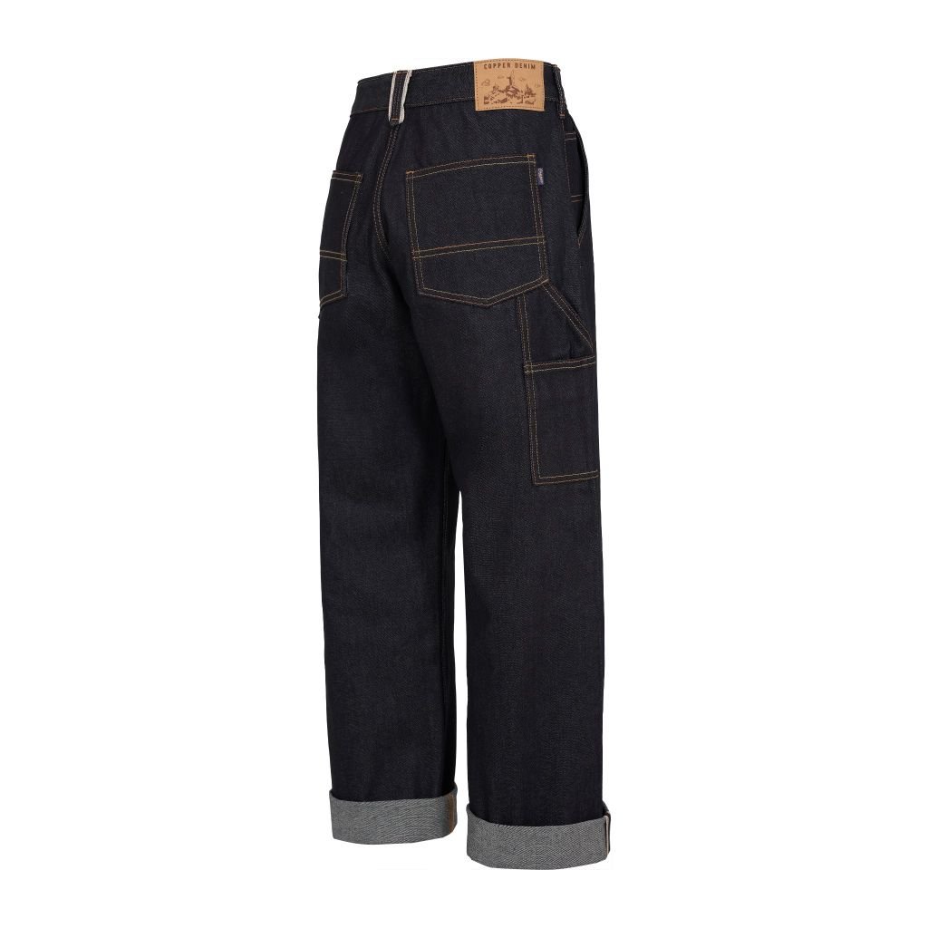 Relax - 14.5 Oz - Diamond Blue - Raw Selvedge Denim Work Pants