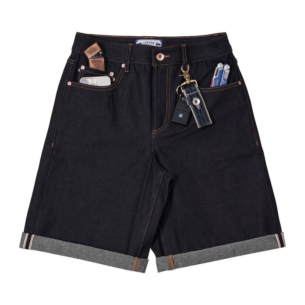 Short - 14.5 Oz - Diamond Blue - Raw Selvedge Denim Pants