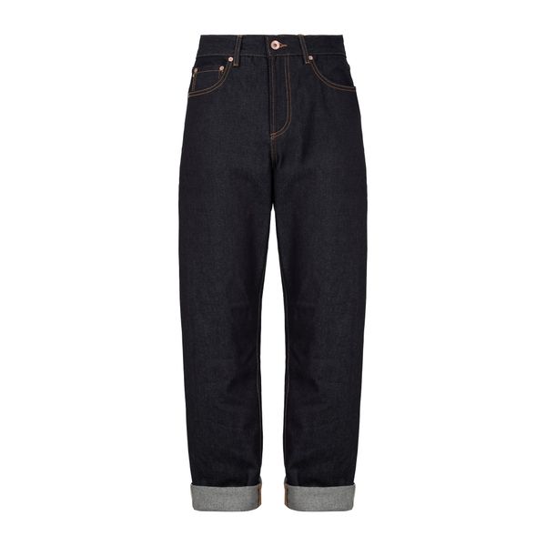  Straight  - 14.5 Oz - Diamond Blue - Raw Selvedge Denim Pants 