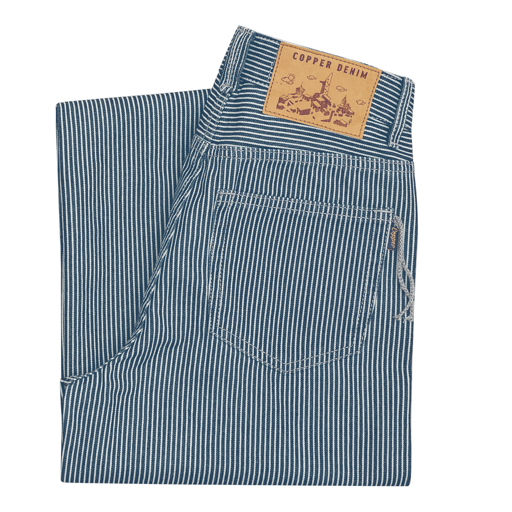 [QUẦN NỮ] Relax - 11 Oz - Hickory - One Washed Denim Pants