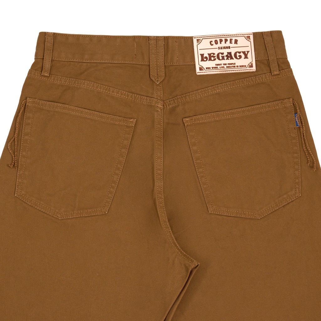 Straight - 11 Oz Brown Canvas Pants
