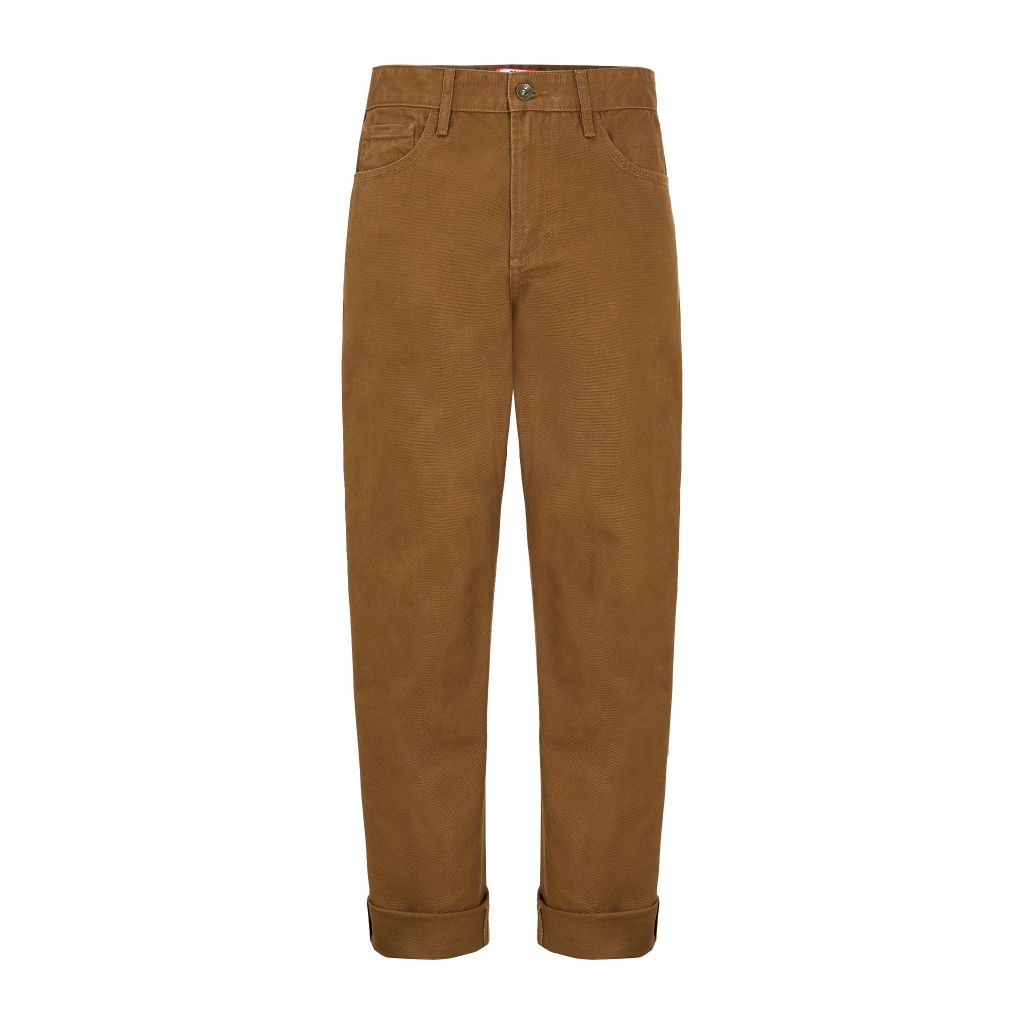 11oz Brown Canvas / Straight Pants