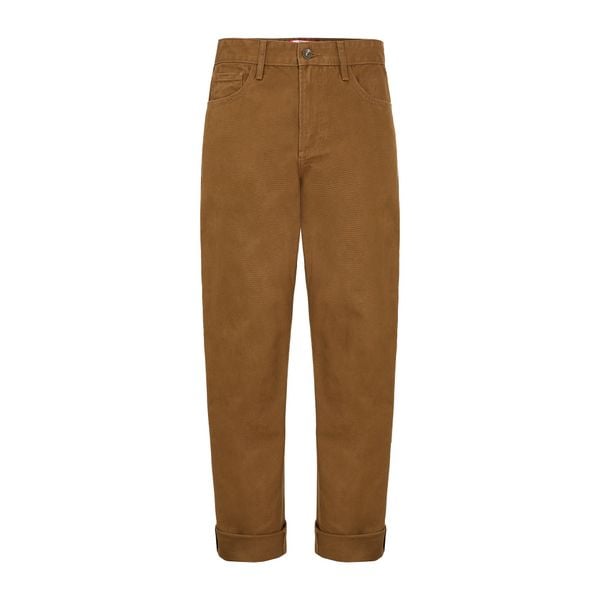  Straight - 11 Oz Brown Canvas Pants 