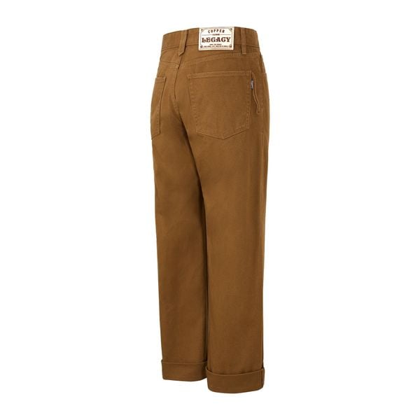  Straight - 11 Oz Brown Canvas Pants 