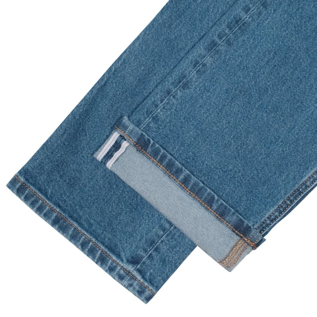 OG Slim - 12.5 Oz - Light Blue - Washed Selvedge Denim Pants