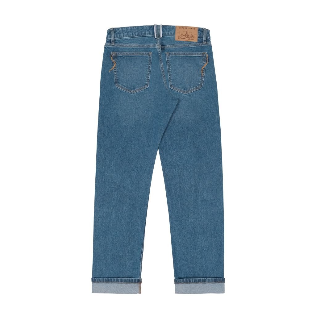 OG Slim - 12.5 Oz - Light Blue - Washed Selvedge Denim Pants
