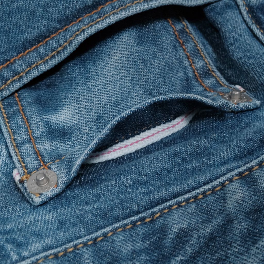 OG Slim - 12.5 Oz - Light Blue - Washed Selvedge Denim Pants