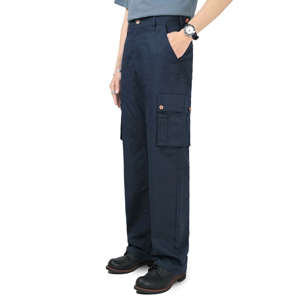 Navy Cargo Ripstop / Relax Pants