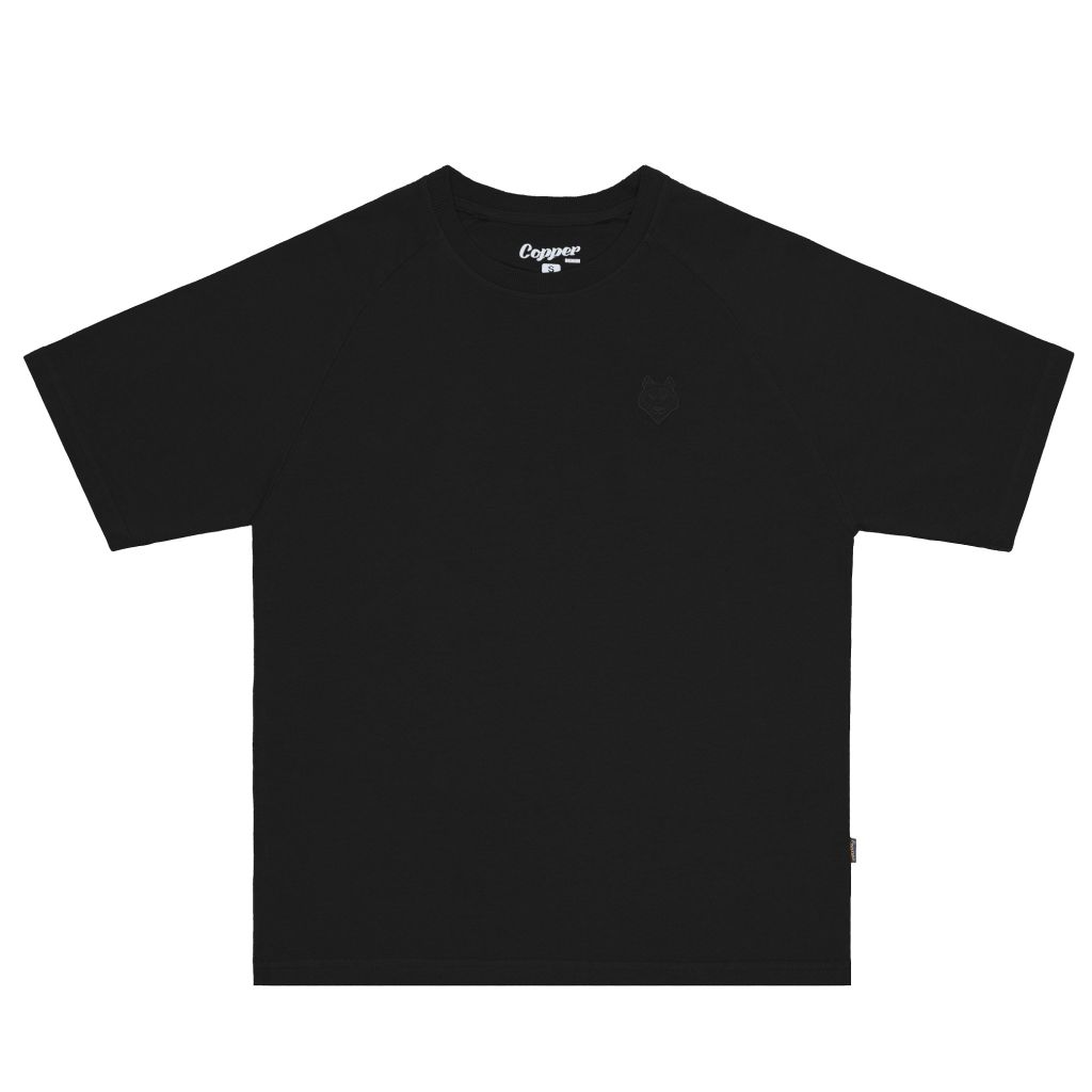 Raglan Logo Copper Tee - Phantom Black