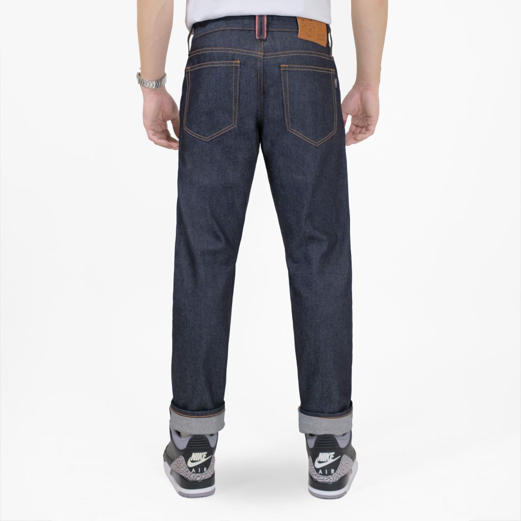 13.5oz Indigo Blue Raw Selvedge Denim / OG Slim Pants