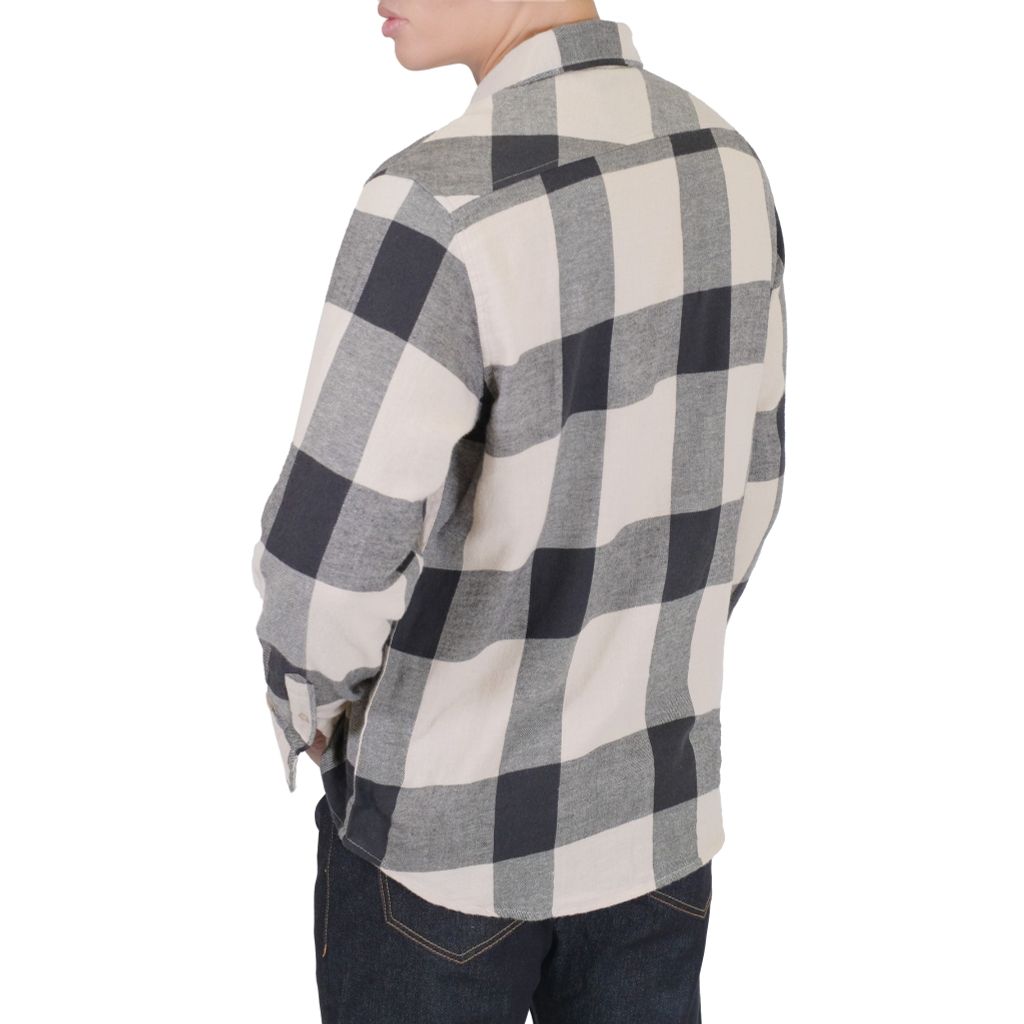 Retro Checked Flannel Shirt