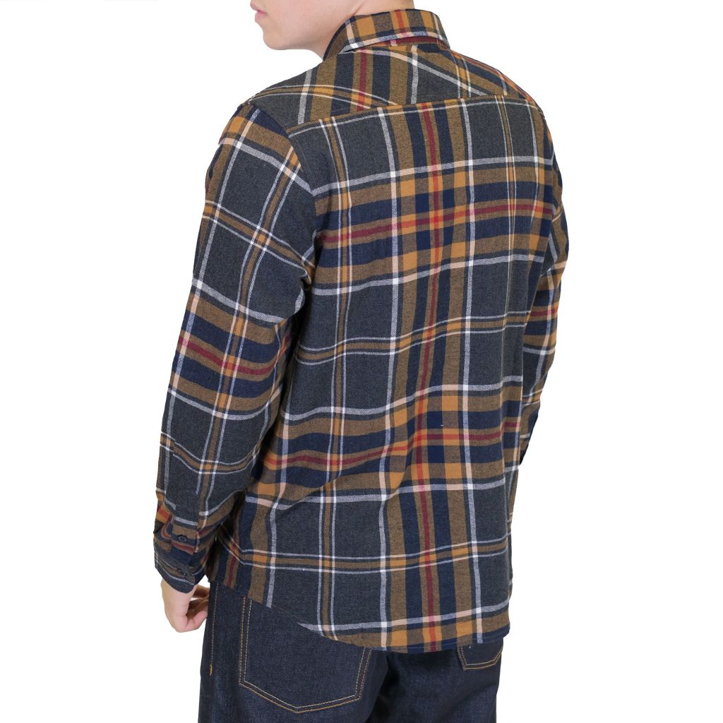 Vintage Blue Flannel Shirt