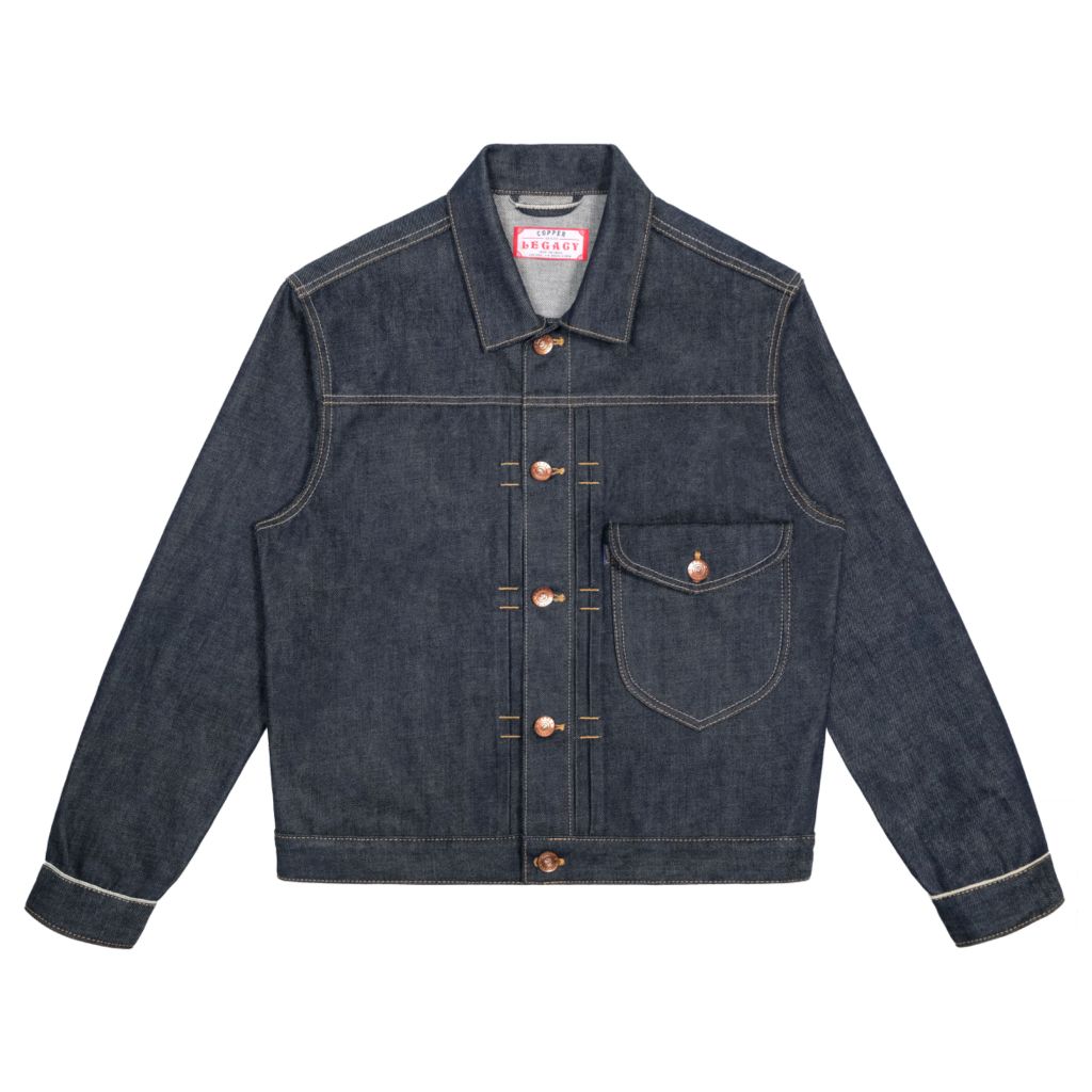 KURABO Jacket Indigo 15oz Type I Raw Selvedge Denim - Legacy / Jap – Copper  Denim