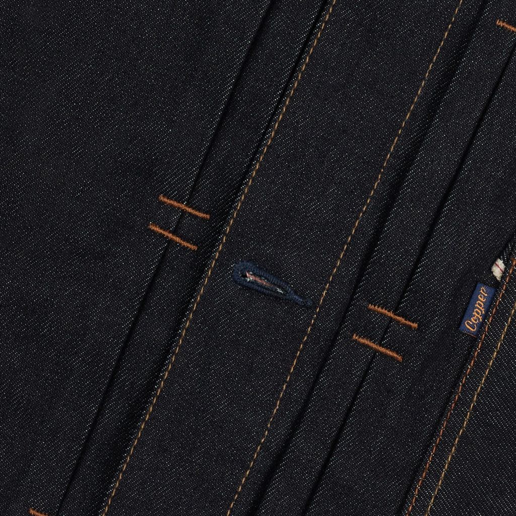 Type I - 14.5 Oz - Diamond Blue - Raw Selvedge Denim Jacket