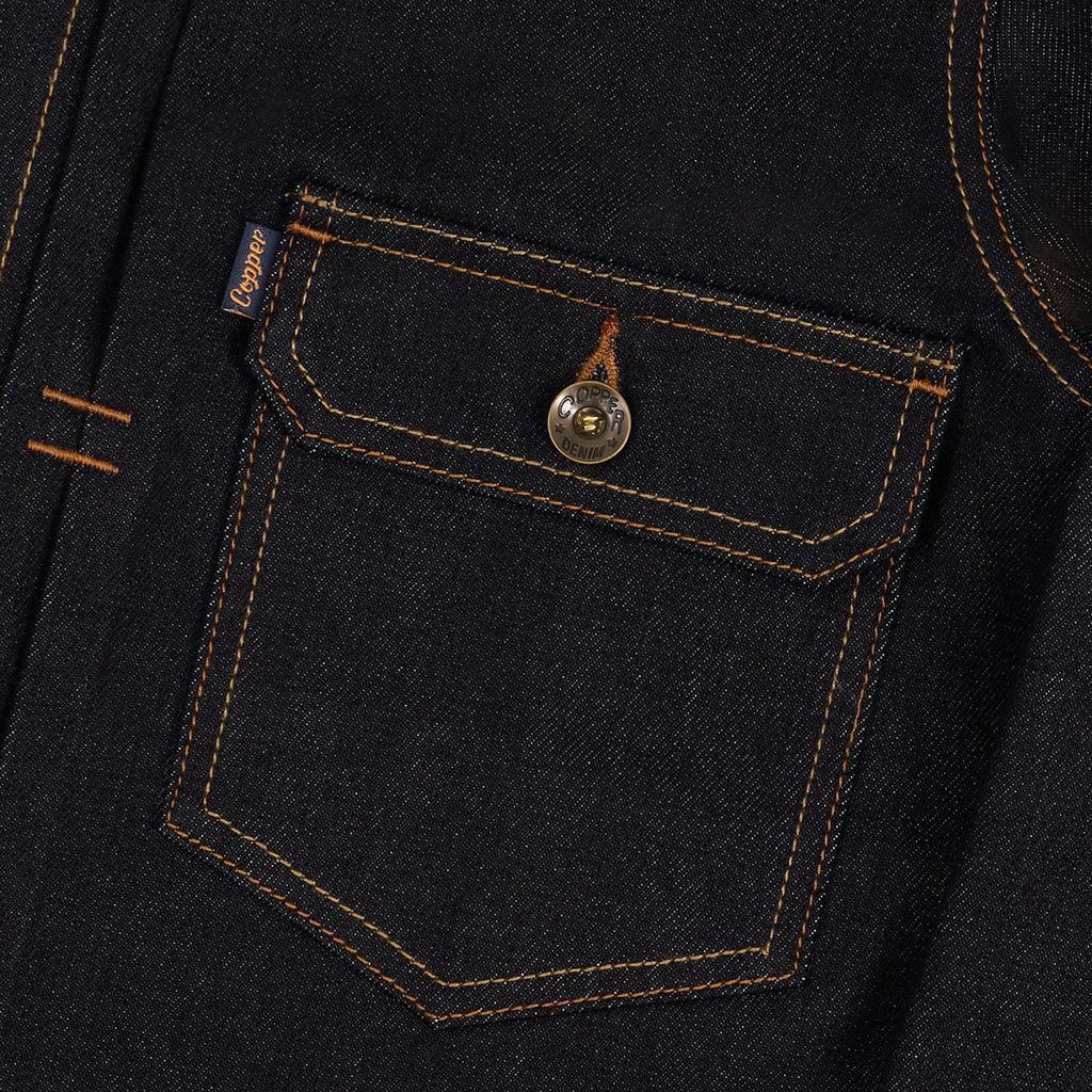 Type II - 14.5 Oz - Diamond Blue - Raw Selvedge Denim Jacket