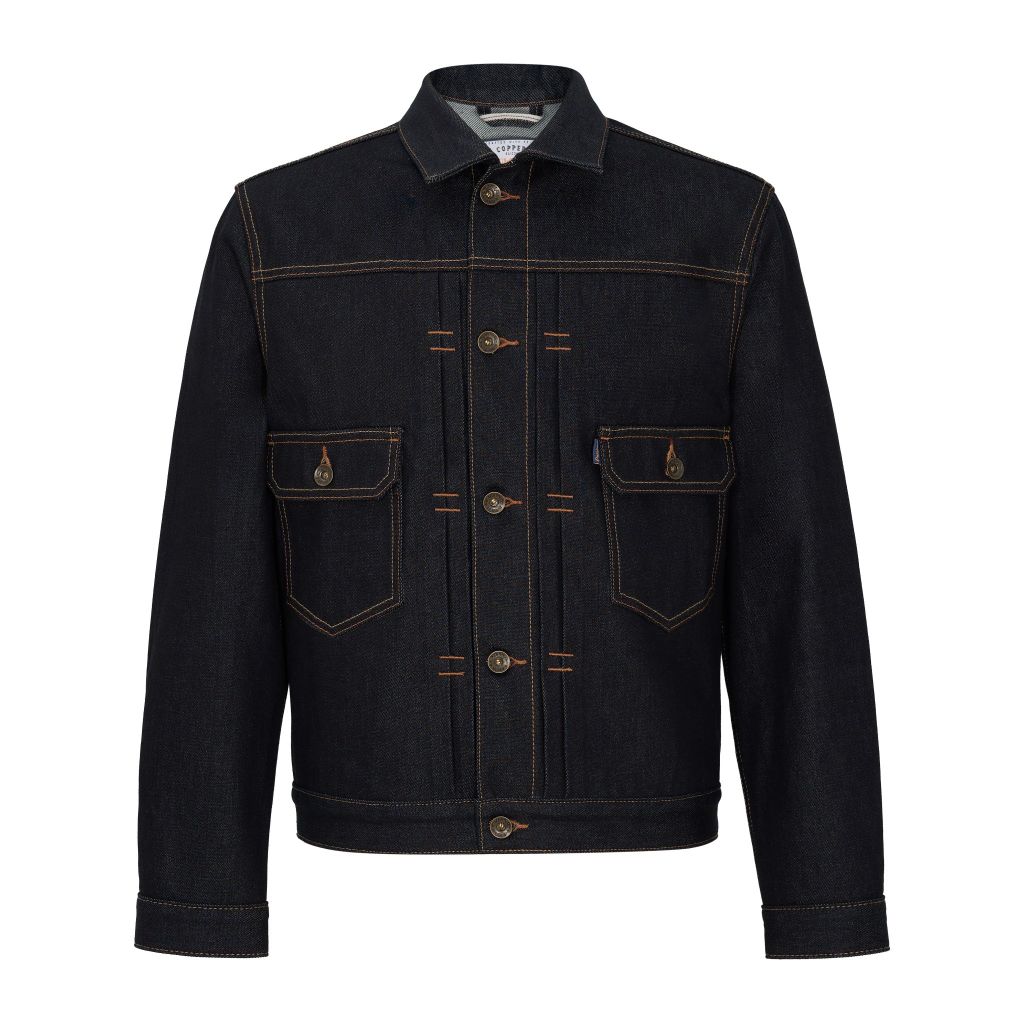 14.5oz Diamond Blue Type II Raw Selvedge Denim / Regular Jacket