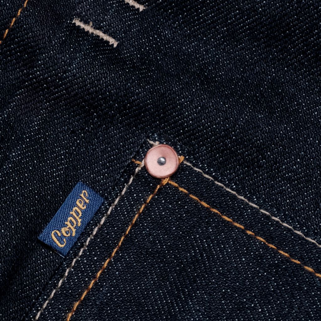 KURABO 19oz Type 1 Prime Blue Raw Selvedge Denim / Regular Jacket / Japanese Fabric