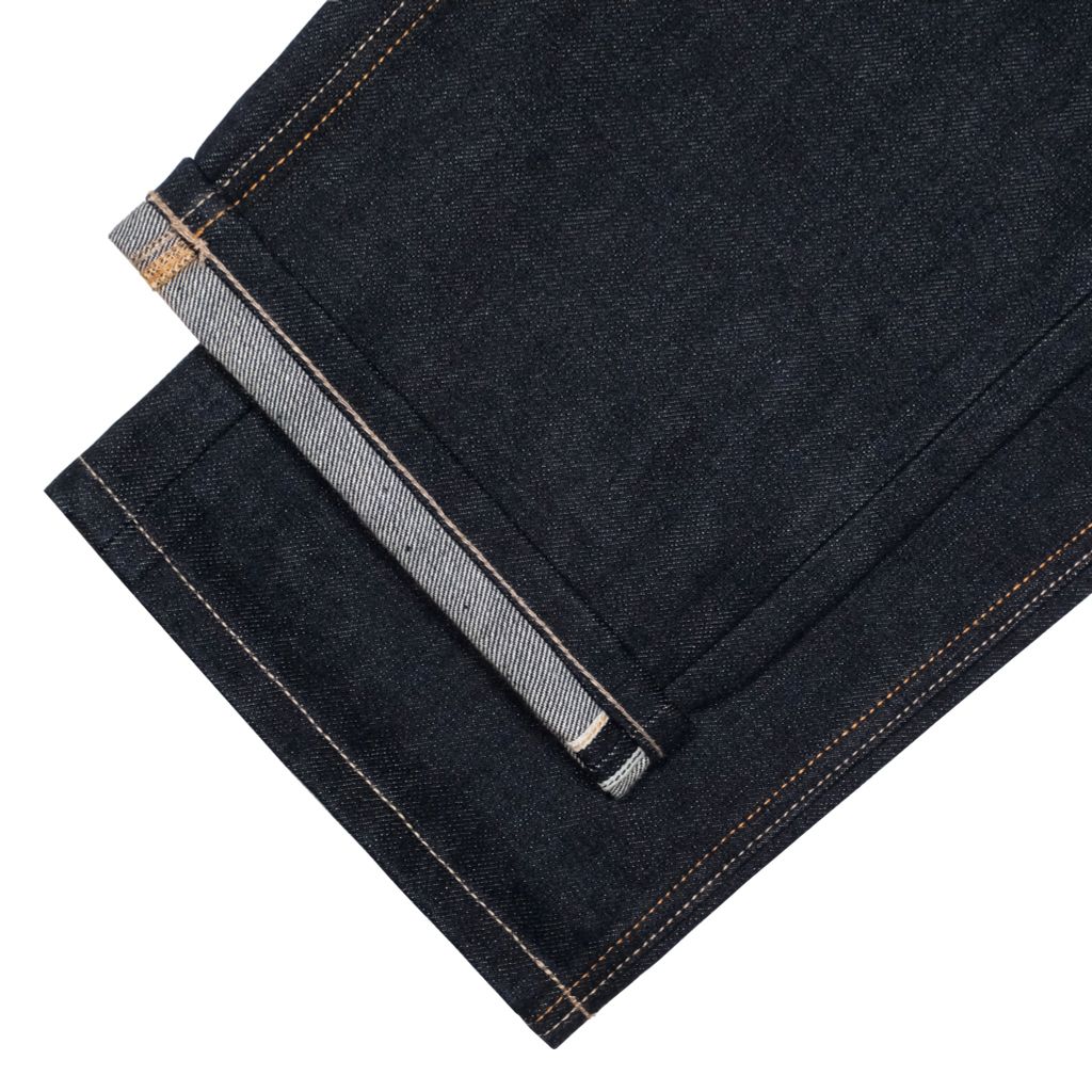 KURABO 19oz Prime Blue Raw Selvedge Denim / Straight Pants / Copper Button / Japanese Fabric