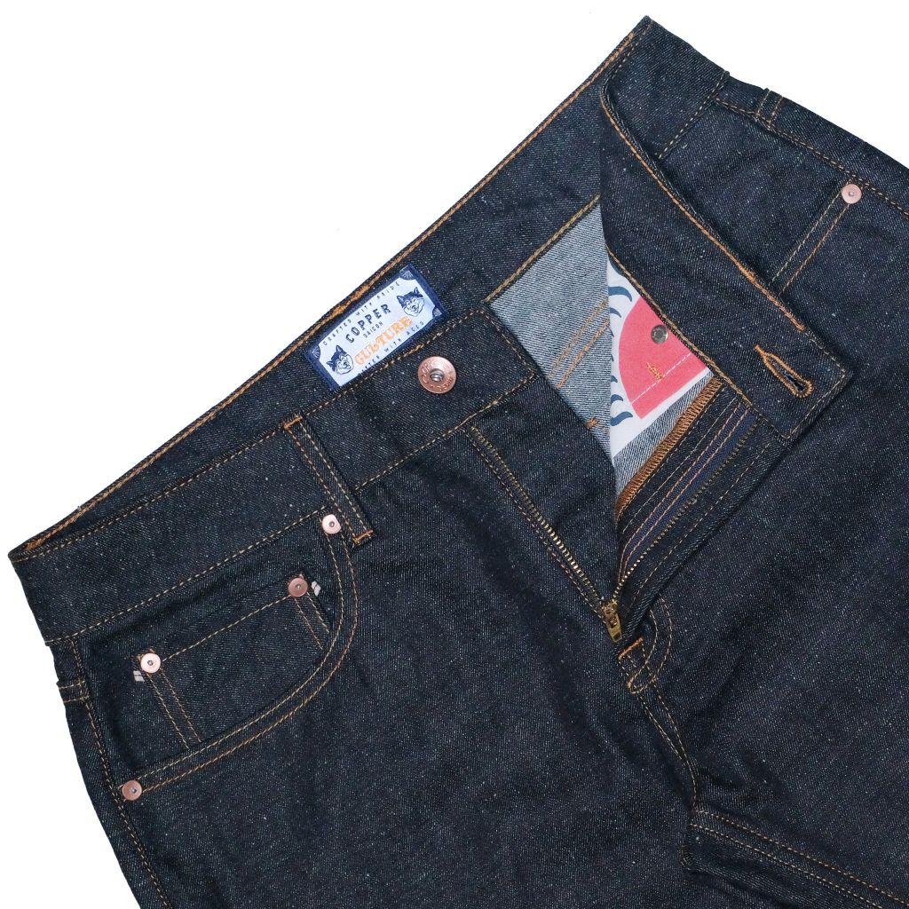 11oz Green Casted Neppy Raw Selvedge Denim / OG Slim Pants