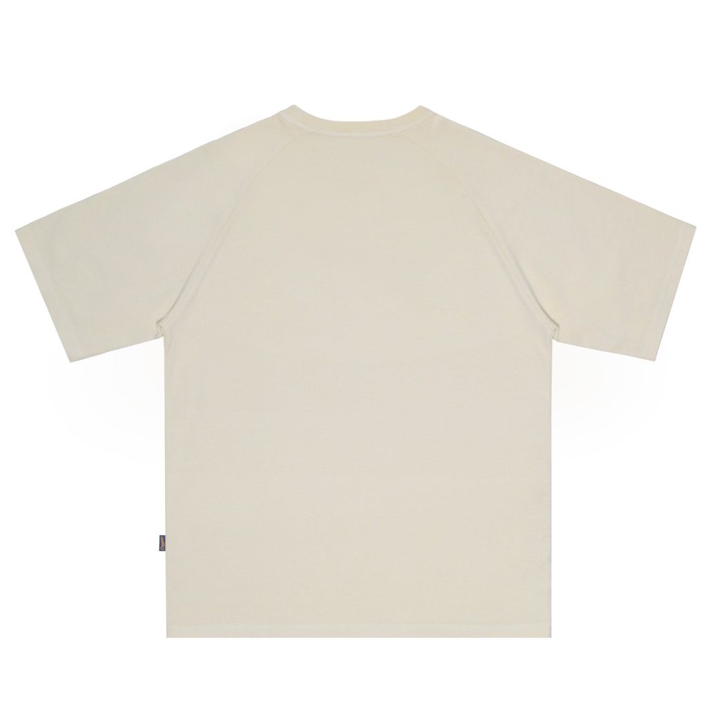 Raglan Logo Copper Tee - Off White