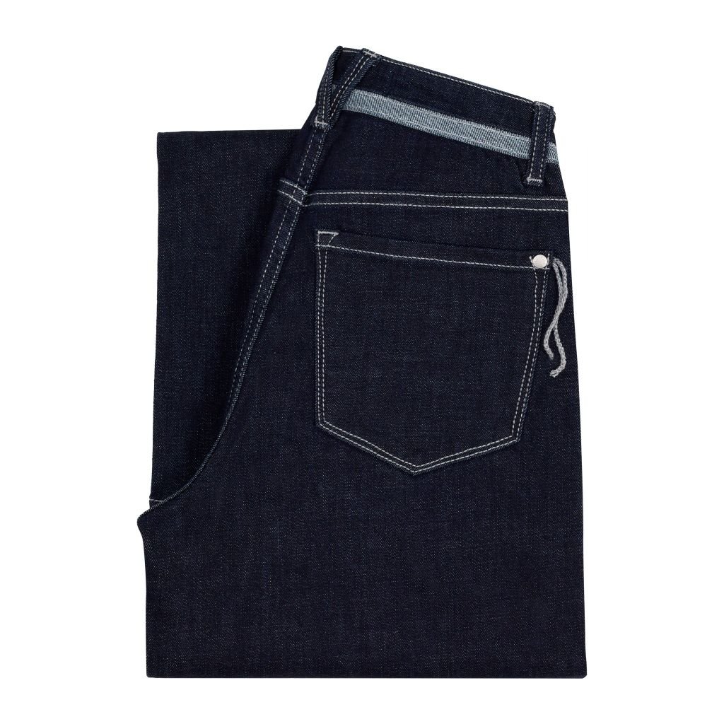 [NỮ - COPPER x V-64] Relax - 11 Oz - Mid Blue - Washed Denim / Women's Pants