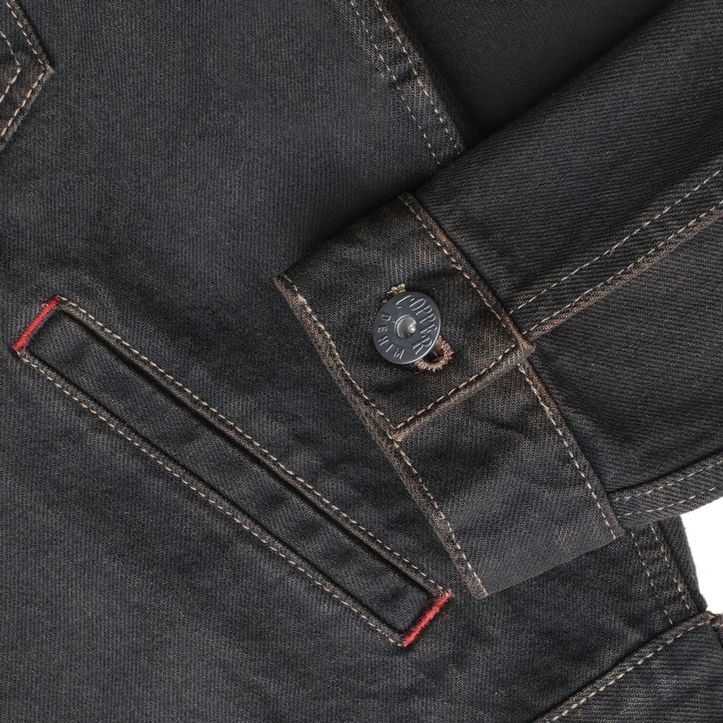 13.5oz Dark Brown Type 2 / Overdye Selvedge Denim - Regular Jacket