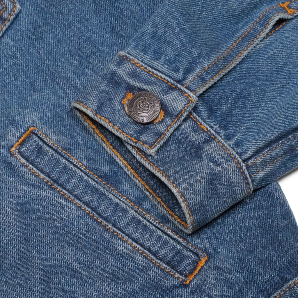 14.5oz Light Blue Type 2 / Wash Selvedge Denim - Regular Jacket