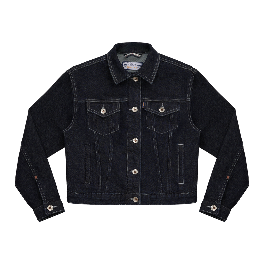 [ÁO KHOÁC NỮ] Type III - 12.5 Oz - Indigo - One Washed Selvedge Denim