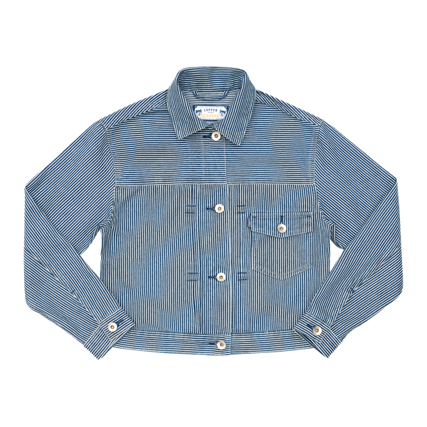  [ÁO KHOÁC NỮ] Type I - 11 Oz - Hickory - One Washed Denim 
