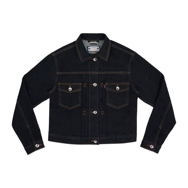  [ÁO KHOÁC NỮ] Type II - 12.5 Oz - Indigo - One Washed Selvedge Denim 