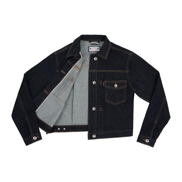  [ÁO KHOÁC NỮ] Type II - 12.5 Oz - Indigo - One Washed Selvedge Denim 