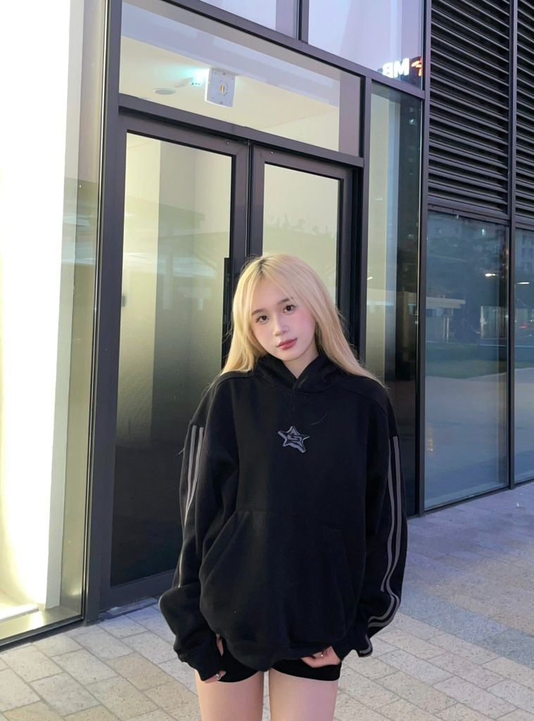  TSUN Dual Line Hoodie - Black 