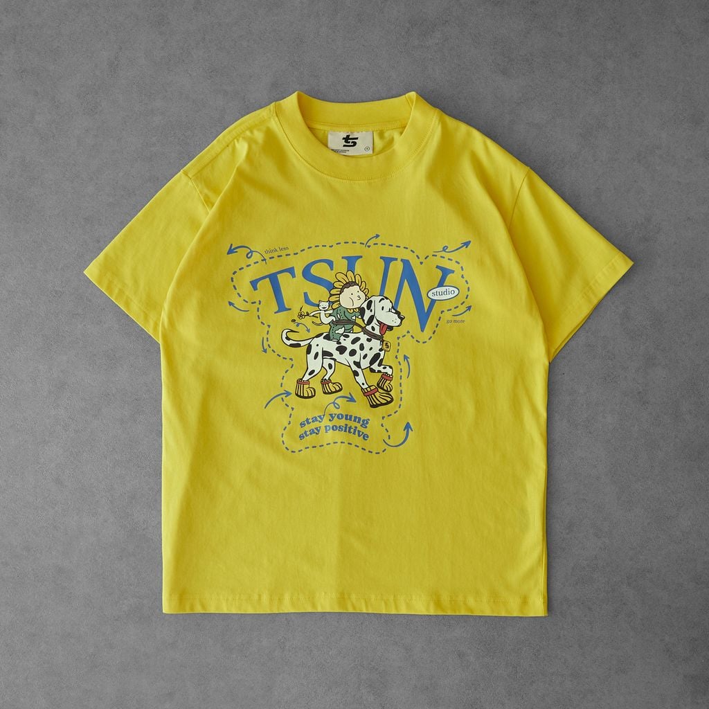  TSUN Dalmatian Tee - Yellow 